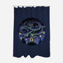 Shenron Starry Night-None-Polyester-Shower Curtain-Astrobot Invention