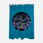 Shenron Starry Night-None-Polyester-Shower Curtain-Astrobot Invention