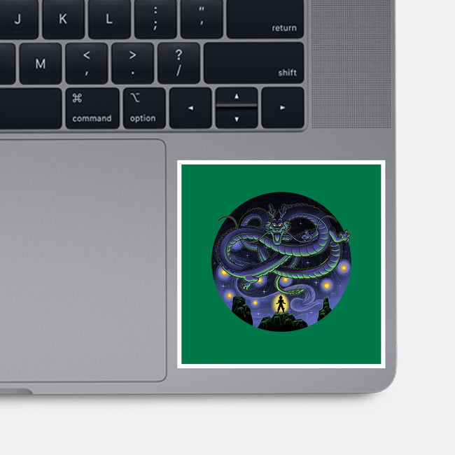 Shenron Starry Night-None-Glossy-Sticker-Astrobot Invention