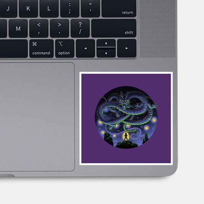 Shenron Starry Night-None-Glossy-Sticker-Astrobot Invention