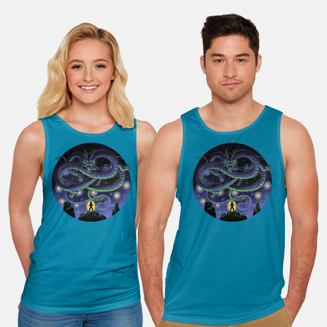 Shenron Starry Night-Unisex-Basic-Tank-Astrobot Invention