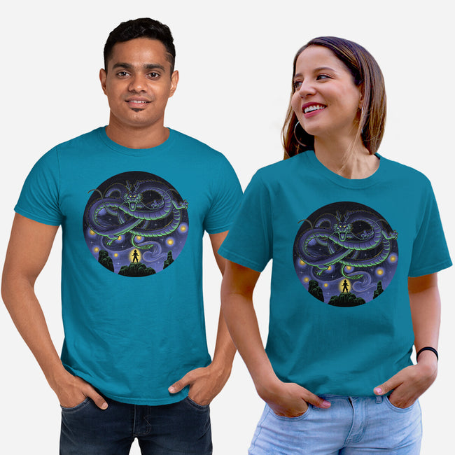 Shenron Starry Night-Unisex-Basic-Tee-Astrobot Invention