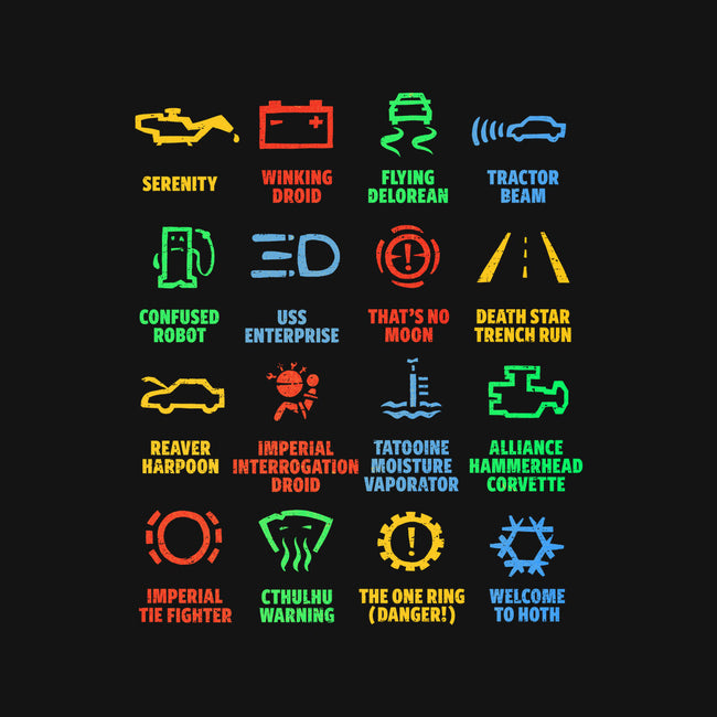 Warning Lights-Mens-Basic-Tee-kg07