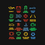 Warning Lights-Mens-Basic-Tee-kg07