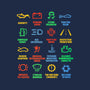 Warning Lights-Mens-Basic-Tee-kg07