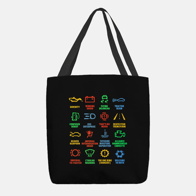 Warning Lights-None-Basic Tote-Bag-kg07