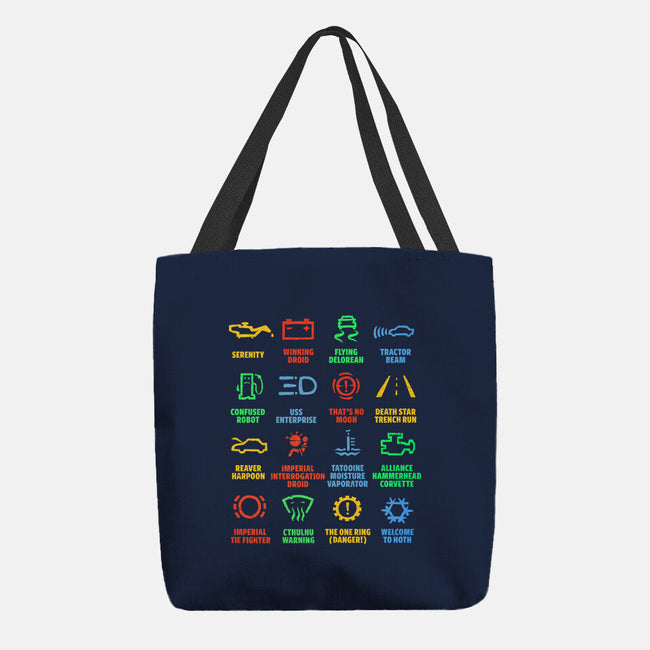 Warning Lights-None-Basic Tote-Bag-kg07