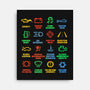 Warning Lights-None-Stretched-Canvas-kg07