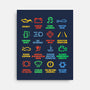 Warning Lights-None-Stretched-Canvas-kg07