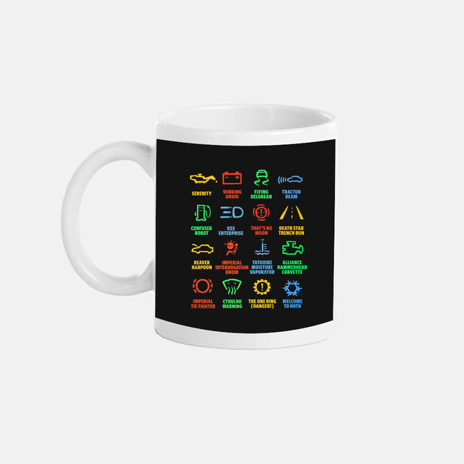 Warning Lights-None-Mug-Drinkware-kg07