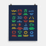 Warning Lights-None-Matte-Poster-kg07