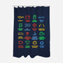 Warning Lights-None-Polyester-Shower Curtain-kg07