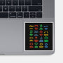 Warning Lights-None-Glossy-Sticker-kg07