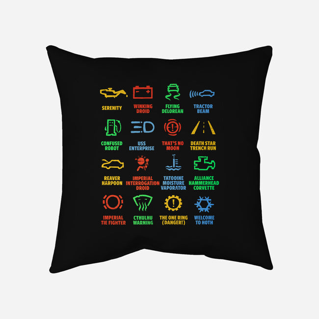 Warning Lights-None-Removable Cover w Insert-Throw Pillow-kg07