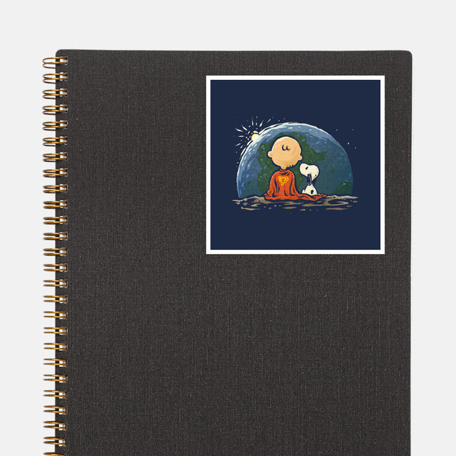 Super Earthrise-None-Glossy-Sticker-kg07