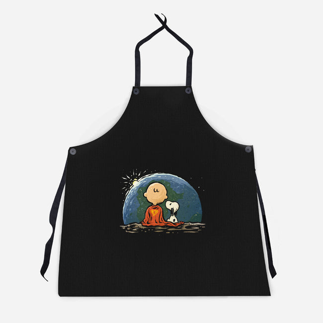 Super Earthrise-Unisex-Kitchen-Apron-kg07