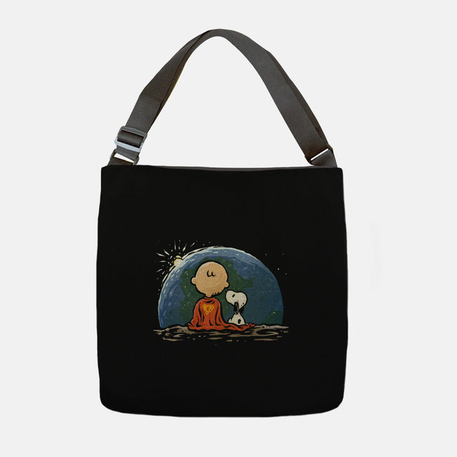 Super Earthrise-None-Adjustable Tote-Bag-kg07