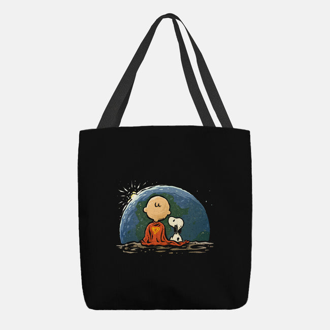 Super Earthrise-None-Basic Tote-Bag-kg07