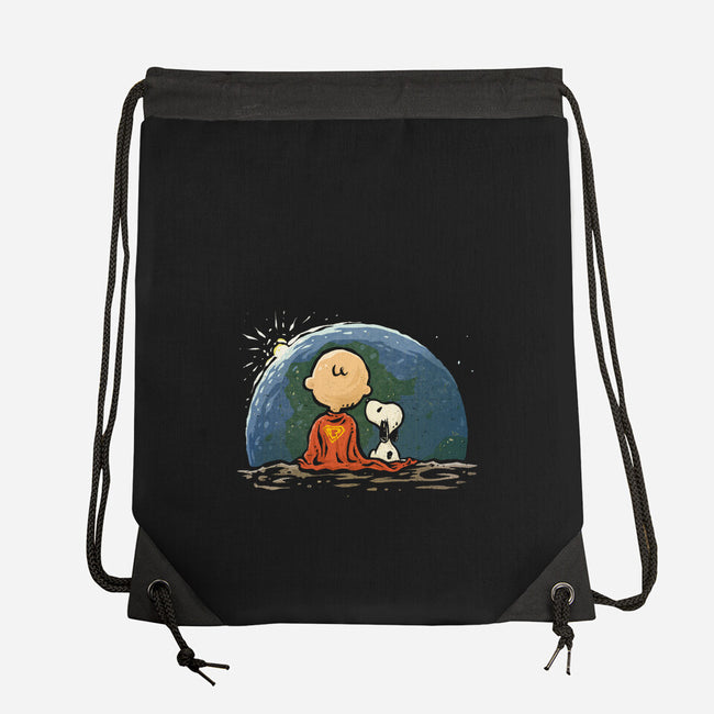 Super Earthrise-None-Drawstring-Bag-kg07