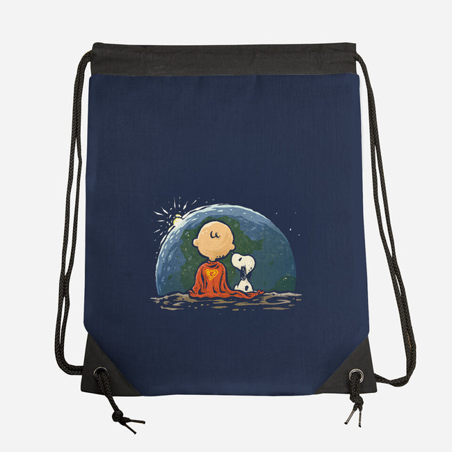 Super Earthrise-None-Drawstring-Bag-kg07