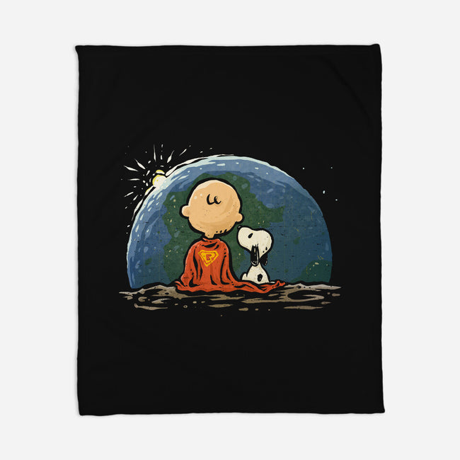 Super Earthrise-None-Fleece-Blanket-kg07