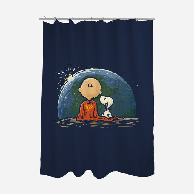 Super Earthrise-None-Polyester-Shower Curtain-kg07