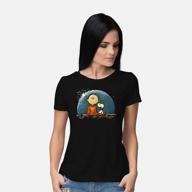 Super Earthrise-Womens-Basic-Tee-kg07