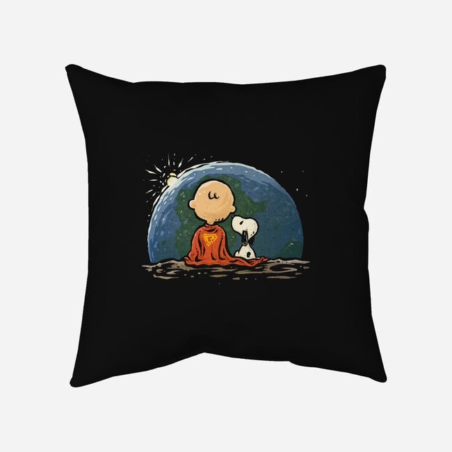 Super Earthrise-None-Removable Cover w Insert-Throw Pillow-kg07