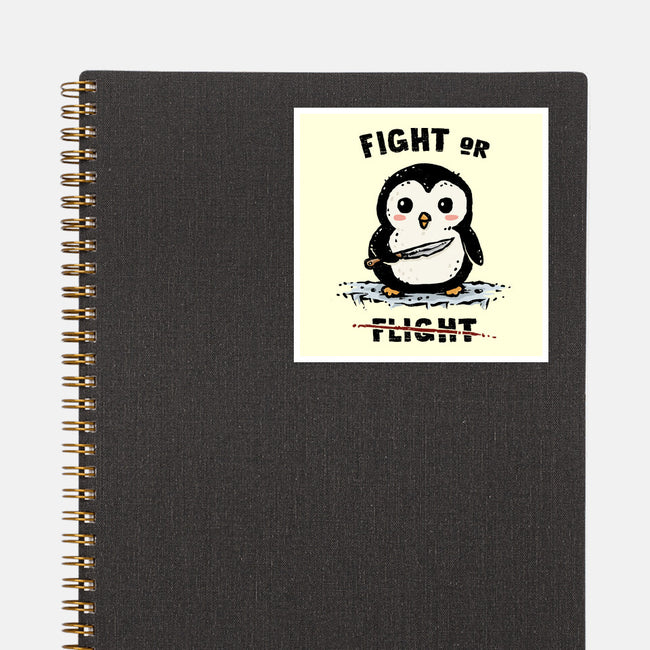 Fight Or Flight-None-Glossy-Sticker-kg07