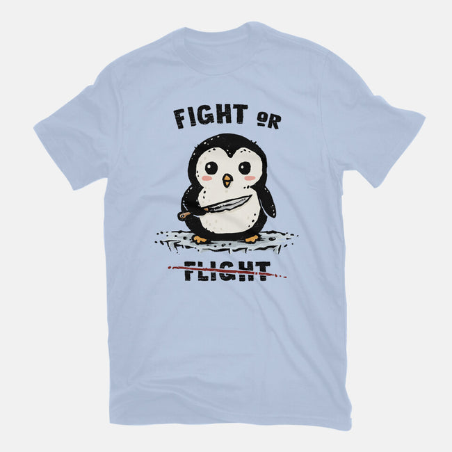 Fight Or Flight-Womens-Fitted-Tee-kg07