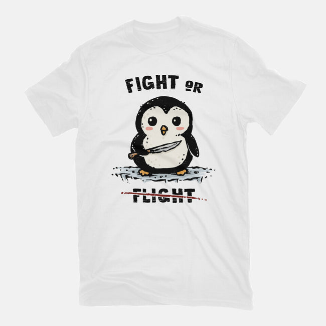 Fight Or Flight-Womens-Fitted-Tee-kg07