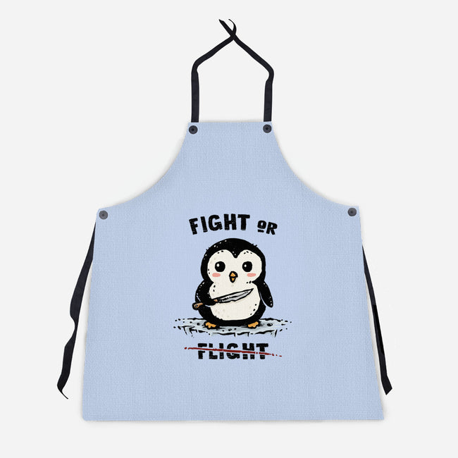Fight Or Flight-Unisex-Kitchen-Apron-kg07