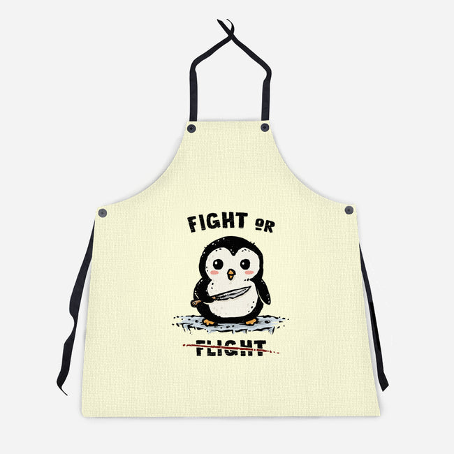 Fight Or Flight-Unisex-Kitchen-Apron-kg07