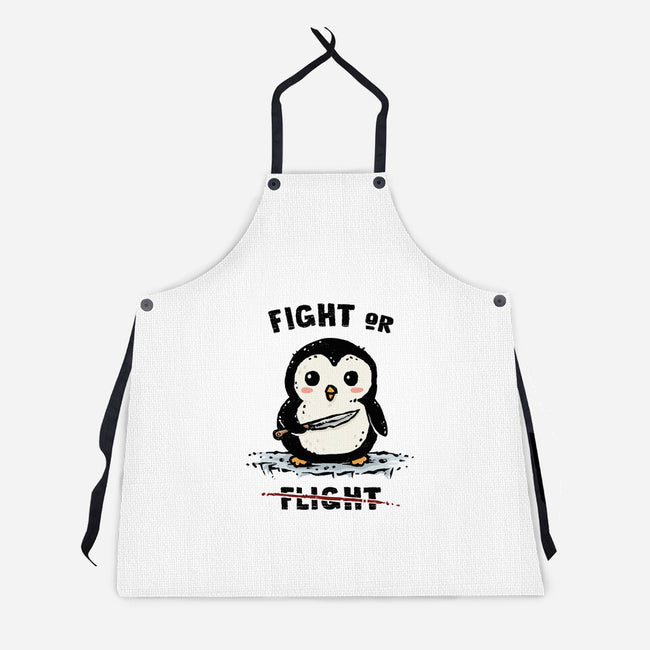 Fight Or Flight-Unisex-Kitchen-Apron-kg07