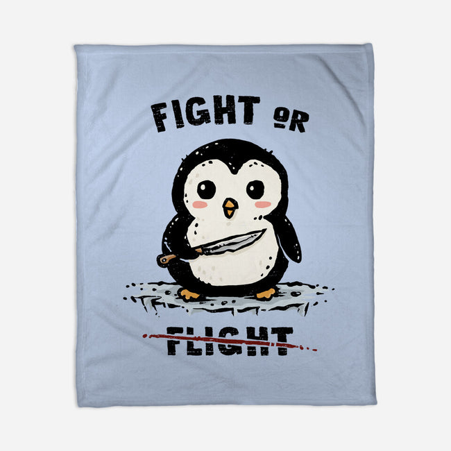 Fight Or Flight-None-Fleece-Blanket-kg07