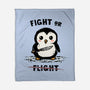 Fight Or Flight-None-Fleece-Blanket-kg07