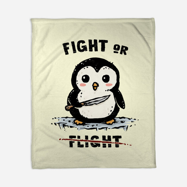 Fight Or Flight-None-Fleece-Blanket-kg07