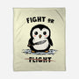Fight Or Flight-None-Fleece-Blanket-kg07