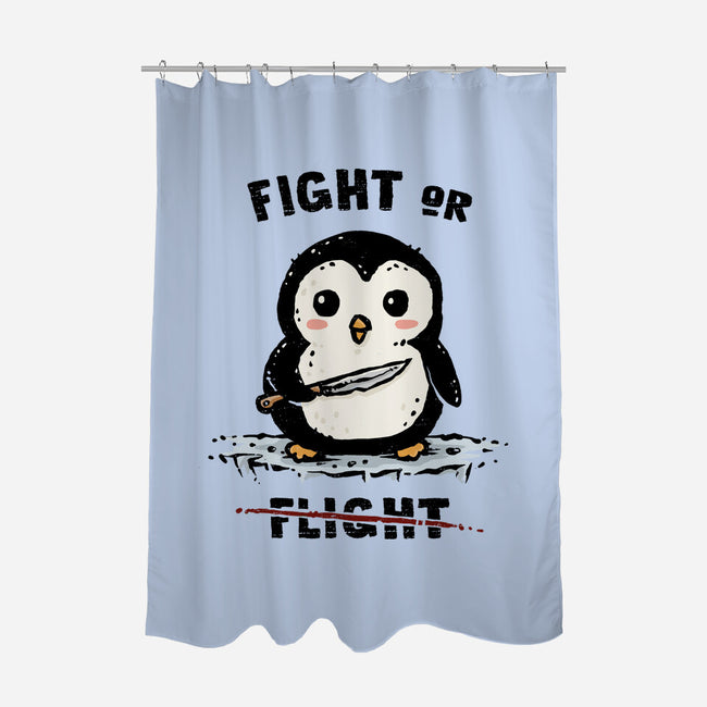 Fight Or Flight-None-Polyester-Shower Curtain-kg07