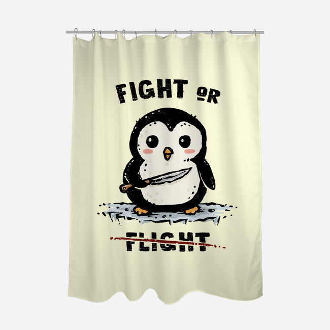 Fight Or Flight-None-Polyester-Shower Curtain-kg07