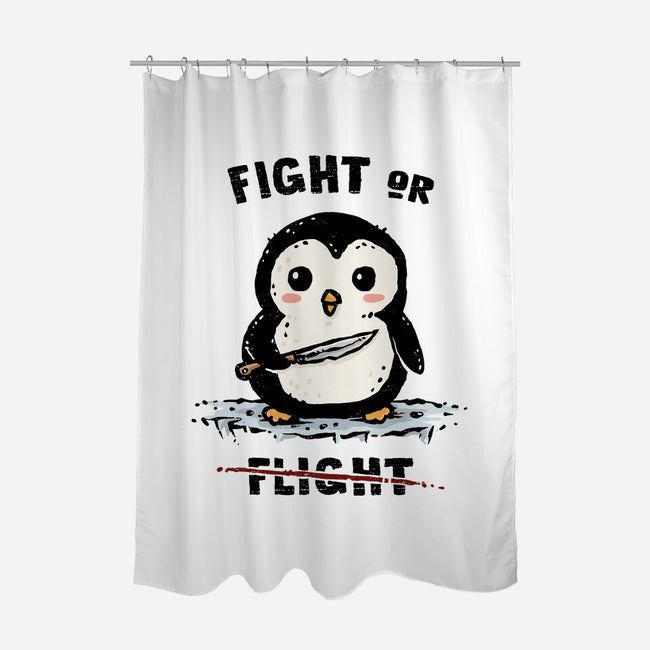 Fight Or Flight-None-Polyester-Shower Curtain-kg07