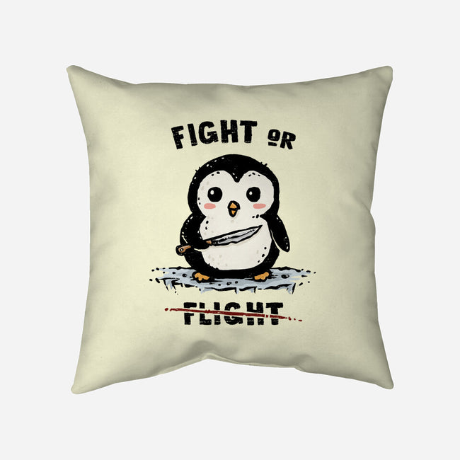 Fight Or Flight-None-Removable Cover w Insert-Throw Pillow-kg07