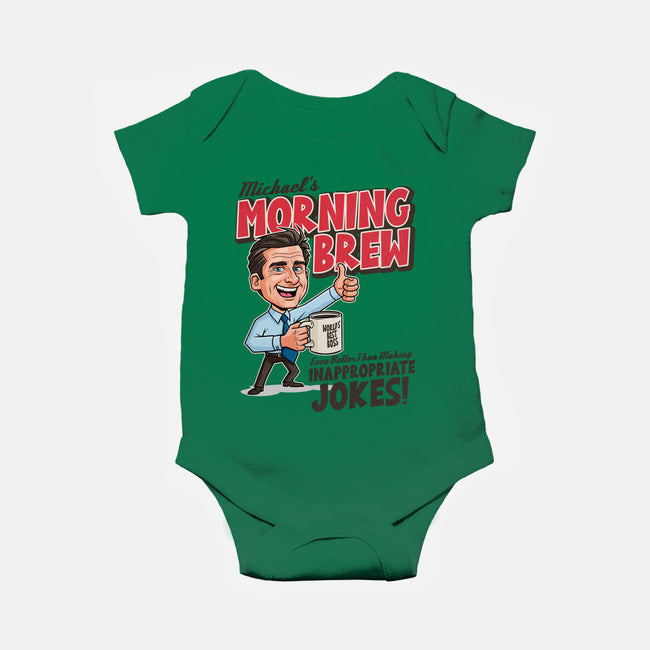 Michael's Morning Brew-Baby-Basic-Onesie-P1yu5h