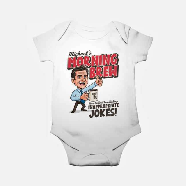 Michael's Morning Brew-Baby-Basic-Onesie-P1yu5h