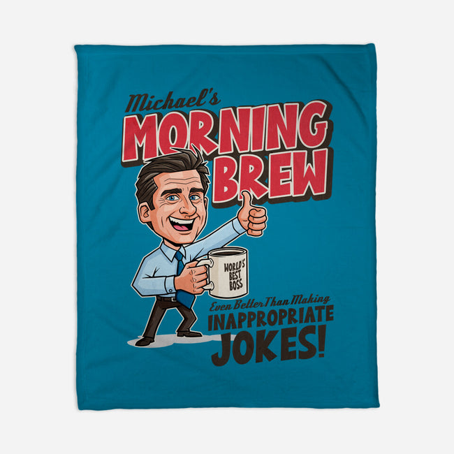 Michael's Morning Brew-None-Fleece-Blanket-P1yu5h