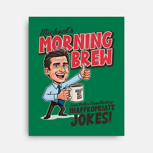 Michael's Morning Brew-None-Stretched-Canvas-P1yu5h