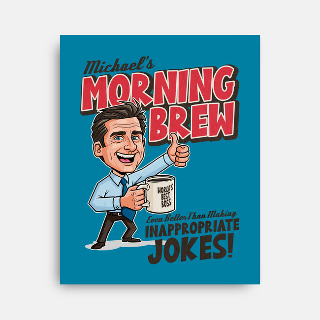 Michael's Morning Brew-None-Stretched-Canvas-P1yu5h
