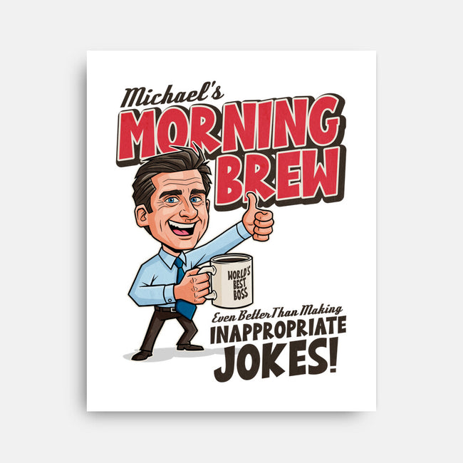 Michael's Morning Brew-None-Stretched-Canvas-P1yu5h
