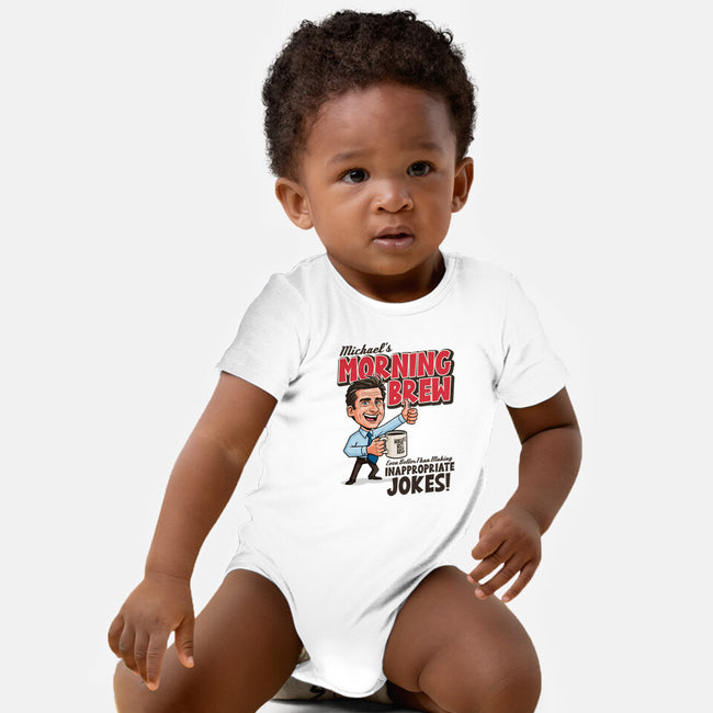Michael's Morning Brew-Baby-Basic-Onesie-P1yu5h