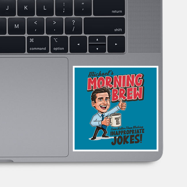 Michael's Morning Brew-None-Glossy-Sticker-P1yu5h